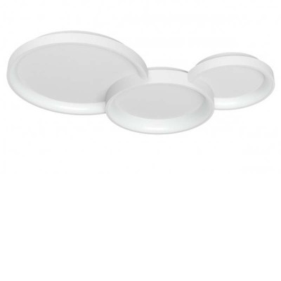 COMPRES II 72W, CCT Stropní svítidlo, těleso kov, povrch bílá mat/zlatá mat/černá mat, dif plast opál, LED 72W, CCT nastav teplota teplá 3000K-denní 6000K, 5898lm, stmív. STEP vypínačem, 230V, IP20, tř.2, rozměry 1050x100mm.