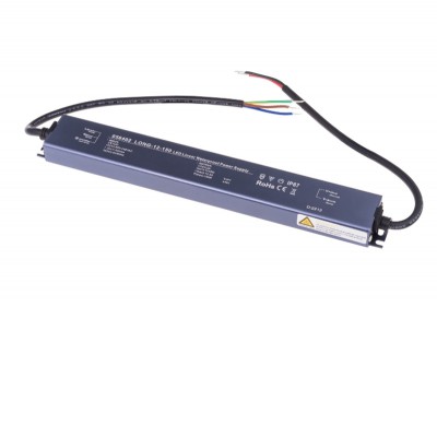 LED zdroj 12V 150W Napájecí zdroj pro LED pásky, vstup 230V, výstup 12V, 150W, IP67, rozměry 267x35x20mm, ochrana proti přehřátí, zkratu a přetížení