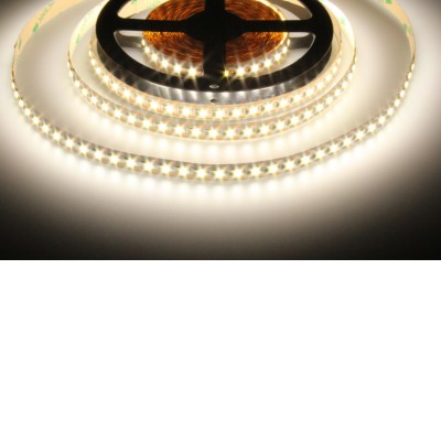 LED pásek, 120LED/m, 20W/m, 12V LED pásek, těleso plast, povrch bílá, 120LED/m, 20W/m, neutrální 4500K, 1689lm/m, Ra80, dělení po 1 diodě (8,3mm), vyzař úhel 120°, 12V, rozměry w=10mm, l=5000mm, cena za 1m.