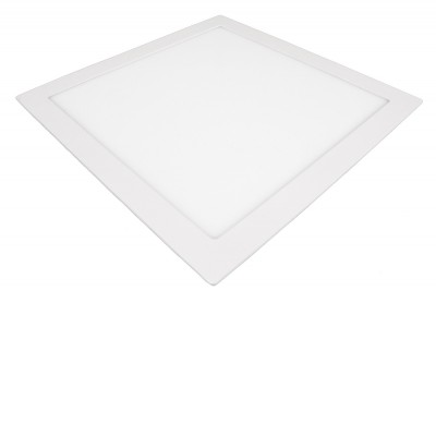 UNION PANELS RSQ Stropní podhledové svítidlo, těleso hliník, povrch bílá, dufuzor plast, LED 24W, 2300lm, denní 6000K, Ra80, 230V, IP20, rozměry 300x300×12mm, trafo na kabelu