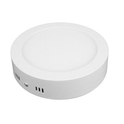 UNION PANELS CRO Stropní přisazené svítidlo, těleso hliník, povrch bílá, dufuzor plast, LED 12W, 1100lm, neutrální 4000K, Ra80, 230V, IP20, rozměry d=170mm, h=35mm