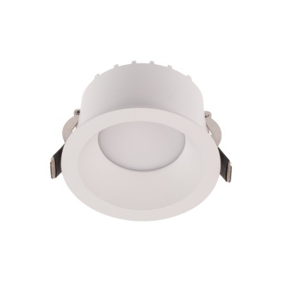 DAMAN LED 8W, CCT, TRIAC Podhledové svítidlo, těleso hliník, povrch čená, nebo bílá, difuzor opál, LED 8W, 815lm, CCT přepínatelná teplota teplá 3000K, neutrální 4000K, denní 5000K, Ra90, stmívání TRIAC, 230V, IP20, d=83mm, h=49mm