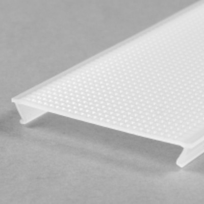 DCC10 50x6,6mm Difuzor k profilu pro LED pásky nacvakávací, materiál PMMA, povrch opál, propustnost 70%, rozměry 50x7,6mm, l=2000mm