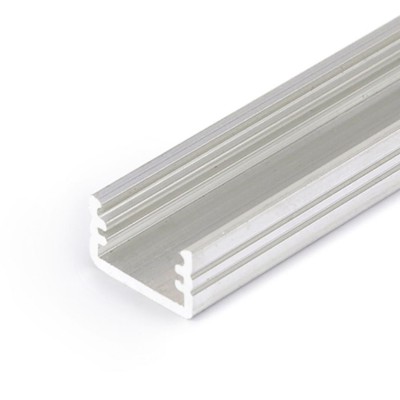 BORAGO PROFIL 12,2x7mm Přisazený profil pro LED pásky, materiál hliník, povrch surový, max šířka LED pásků w=8mm, rozměry 12,2x7mm, l=4000mm