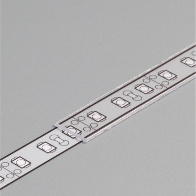 DNA 10x0,8mm Nasouvací difuzor k profilu pro LED pásky, materiál polykarbonát PC/PP, povrch čirá, propustnost 93%, rozměry 10x0,8mm, l=2000mm