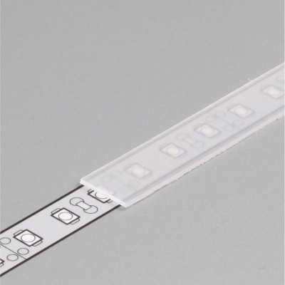 DNA 10x0,8mm Nasouvací difuzor k profilu pro LED pásky, materiál polykarbonát PC/PP, povrch transparentní, propustnost 90%, rozměry 10x0,8mm, l=3000mm