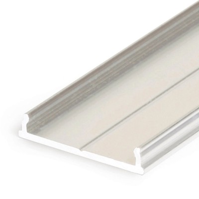 SOPHI PROFIL 20,5x3,8mm Přisazený profil pro LED pásky, materiál hliník elox, max šířka LED pásků w=16mm, rozměry 20,5x3,8mm, l=4000mm, montáž pomocí šroubů nebo adhezních pásků