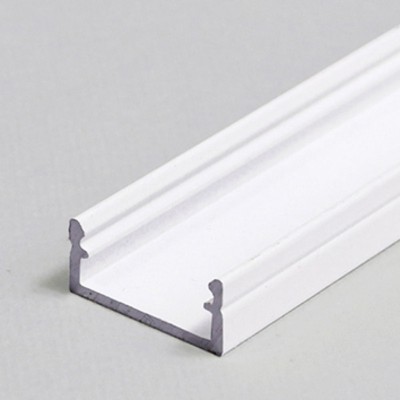 FRITILA PROFIL 6,6x14,4mm Přisazený profil pro LED pásky, materiál hliník, povrch bílý, max šířka LED pásků w=12mm, rozměry 6,6x14,4mm, l=2000mm