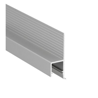 CIVIU 38,6x12,6mm Vestavný, bezrámečkový profil do sádrokartonu, pro LED pásky, materiál hliník, povrch elox šedostříbrný, max šířka LED pásků 10mm, rozměry 38,6x12,6mm, délka l=2000mm.