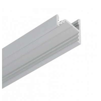 SANAO profil 15,2x16,1 Rohový profil pro LED pásky, sklon 60°, nebo 30°, materiál hliník, povrch elox šedostříbrný, max šířka LED pásků w=10mm, rozměry 15,2x16,1mm, délka l=2000mm.