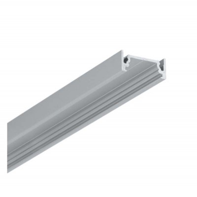 NAULT profil 18,8x8,2 Přisazený profil pro LED pásky, materiál hliník, povrch elox šedostříbrný, max šířka LED pásků w=10mm, rozměry 18,8x8,2mm, délka l=4050mm.