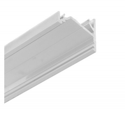 MAIUS 19,5x24mm Přisazený profil pro LED pásky, pro výrobu lineárního svítidla, materiál hliník, povrch surový, max šířka LED pásků w=16mm, rozměry 19,5x24mm, délka l=2000mm.