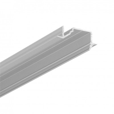MER asymetrický 26x11,5mm Vestavný, ASYMETRICKÝ, profil pro LED pásky, materiál hliník, povrch elox šedostříbrná, max šířka LED pásků w=10mm, rozměry 26x11,5mm, délka l=4000mm.