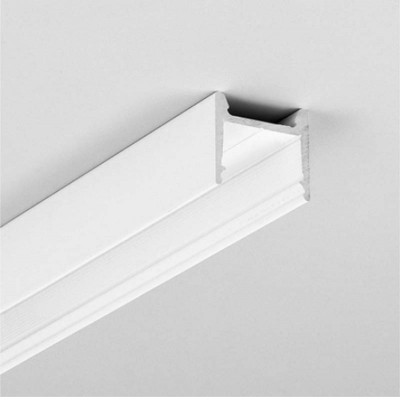 RENNE profil 17,6x17,6 Přisazený, závěsný profil pro LED pásky, materiál hliník, povrch bílý, max šířka LED pásků w=14mm, rozměry 17,6x17,6mm, délka l=4050mm.