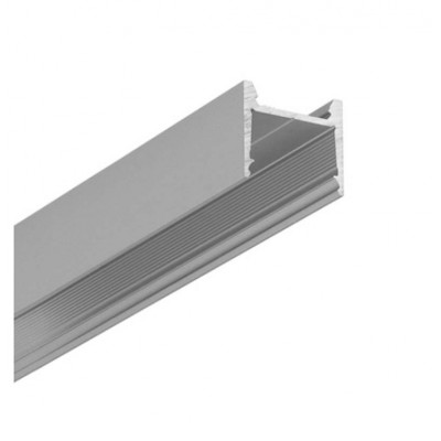 RENNE profil 17,6x17,6 Přisazený, závěsný profil pro LED pásky, materiál hliník, povrch elox šedostříbrný, max šířka LED pásků w=14mm, rozměry 17,6x17,6mm, délka l=2000mm.