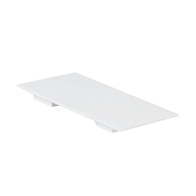 STEP 09/10 EC Koncová záslepka svítidla z hliníkového profilu, materiál plast, povrch bílá RAL9003, rozměry 74x44mm