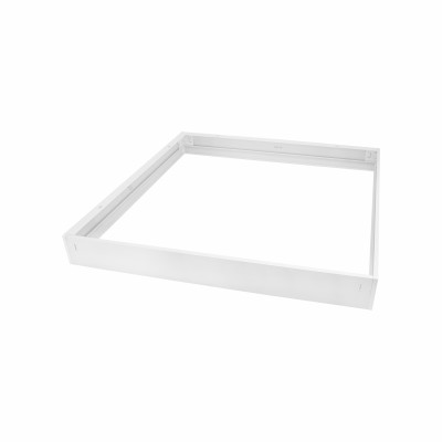 Rám pro LED panel 600x600x70mm Montážní rám pro stropní montáž LED panelů, materiál hliník, povrch bílá, rozměry 600x600x70mm.