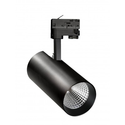 DELICATES 3F 10W/12W/19W/27W/35W Bodové svítidlo do 3F lišty, hliník, černá/bílá, LED 10W/12W/19W/27W/35W, teplá 3000K/neutrální 4000K/denní 5700K, vyzař. úhel 15°/24°/36°/60°, stmív DALI, Ra80/90, 230V, IP20, tř.1, rozměr dle typu, vč. 3F adaptér Nordic Alumin