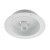 DELENO LED 9W Vestavné, bodové svítidlo, nastav směr sv, materiál hliník bílá, krycí plast transp, LED 9W, 700lm, neutrální 4000K, UGR<10, vyzař. úhel 18°, Ra90, 230V, IP20, tř.2, d=160mm, h=112mm, vč traf