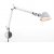 TOLOMEO MICRO POLISHED WHITE BODY Těleso lampy těleso hliník, povrch bílá, pro žárovku 1x60W, E14, 230V, IP20, ramena cca 2x cca 300mm, celková délka 740mm, kabel 2m s vyp, nástěnný úchyt SAMOSTATNĚ