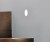 LER LED 1W Vestavné svítidlo do stěny, základna kov, povrch vnitřní bílá, ovalní průzor, LED 1W, teplá 2700K, Ra80, 30lm, 350mA, IP20, tř.3, rozměry 70x70mm, průzor svítidla 34x48mm, BEZ trafa