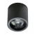 WATERLOO 20W Stropní přisazené bodové svítidlo, materiál hliník, povrch černá, LED 20W, 1600lm, teplá 3000K, 230V, IP20, rozměry d=100mm, h=100mm.