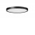 PAULO R 18W, CCT, DIMM Stropní svítidlo, těleso hliník, povrch černá, dif plast opál, LED 18W, 1170lm, přepínačem CCT nast teplota teplá 2800K - denní 6000K, stmív TRIAC, Ra90, 230V, IP40, rozměry d=230mm, h=24mm.