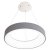 LORNA HL R 40W CCT Závěsné svítidlo, těleso kov, povrch bílá, dif plast, LED 40W, 2600lm, dálkovým ovladačem stmívatelné. CCT nast teplota teplá 3000K-denní 6500K, Ra80, 230V, IP20, d=450mm, vč závěs lanka l=1200mm