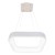 LORNA HL SQ 40W Závěsné svítidlo, těleso kov, povrch bílá, difuzo plast, LED 40W, 2600lm, dálkovým ovladačem stmívatelné. CCT nast teplota teplá 3000K-denní 6500K, Ra80, 230V, IP20, 450x450mm, vč závěs lanka l=1200mm