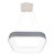 LORNA HL SQ 40W Závěsné svítidlo, těleso kov, povrch šedá, difuzo plast, LED 40W, 2600lm, dálkovým ovladačem stmívatelné. CCT nast teplota teplá 3000K-denní 6500K, Ra80, 230V, IP20, 450x450mm, vč závěs lanka l=1200mm