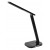 JOPAS TL 6W CCT Stolní lampa s nočním světlem, výklopné rameno, těleso plast černá, difuzor plast opál, LED 6W, 480lm, dotyk CCT přepín teplota teplá 3000K-6000K, dotyk stmívání, rozměry 330x290mm, USB připojení.