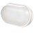 Přisazené venkovní svítidlo, oválné, těleso plast bílá, difuzor plast opál, LED 20W, 1900lm, neutrální 4000K, Ra80, 230V, IP65, rozměry 270x145x81mm.