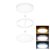 AALEN BI 12W CCT IP54 Stropní přisazené/podhledové svítidlo, kruhové, těleso plast bílá, difuzor plast opál, LED 12W, 1020lm, přepín. CCT  teplá 3000K-denní 6000K, vyzař úhel 160°, 230V, IP54, d=170mm, h=29mm.