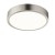 WILLO LED 15W IP20 kruhové VÝPRODEJ Stropní přisazené svítidlo, těleso hliník, povrch nikl mat, difuzor plast opál, LED 1x15W, 1650lm/1350lm, neutrální 4000K, stmív TRIAC, 230V, IP20, tř.2, rozměry d=145mm, h=26mm