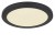 CLAUST R 24W, CCT Stropní svítidlo, těleso plast, povrch černá, difuzor plast opál, LED 24W, 1800lm, CCT přepín teplota teplá 3000K, neutrální 4000K, denní 6500K, IP20, rozměry d=300mm, h=18mm.
