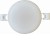 DORTM-R VÝPRODEJ Podhledové svítidlo LED panel , těleso hliník, povrch bílá, difuzor plast opál, LED 9W, 800lm, neutrální 4000K, 230V, IP44, tř.2, rozměry d=89mm