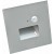 STEP PIR, LED 1,5W, CCT, GROUP, KU68 Svítidlo do stěny, PIR senzor, záběr 60°, čas min 15s, soumrak 1lx, dosah 3m, kov, šedá, LED 1,5W, 120lm, CCT přepín teploty 3000K/4000K/6500K, Ra80, 230V, IP20, 86x86x40mm, do KU68, skupina