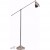 PADA stojací 1x60W E27 Stojací pokojová lampa, základna kov, povrch nikl, bílý smalt uvnitř, nastavitelné rameno, pro žárovku 1x60W, E27, 230V, IP20, tř.2, rozměry d=260mm, v=1500mm