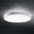 GRONAU PL Stropní přisazené svítidlo, těleso hliník, povrch bílá, difuzor plast opál, LED 25W, teplá 3000K, 2200lm, 230V, IP20, tř.1, rozměry d=350mm, h=90mm.