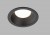GOGO B 9W IP44 Stropní podhledové bodové svítidlo, těleso hliník, černá, LED 9W, 735lm, teplá 2700K, vyzař. úhel 60°, UGR<19, Ra90, 230V, do koupelny IP44, rozměry d=82mm, h=52mm.