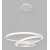CHATOU 136W CCT Casambi Závěsné svítidlo, hliník, bílá, difuzor plast opál PMMA, LED 136W, 12104lm, nast. teplota CCT teplá 3000K-neutrální, stmív Casambi, 230V, IP20, tř.1, rozměry d=800mm, vč záv. lanka l=2500mm, lze zkr