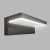 MENZENIO LED 9W, IP54 VÝPRODEJ Nástěnné venkovní svítidlo, těleso hliník, povrch černá antracit, difuzor plast opál, LED 9W, 376lm, teplá 3000K, 230V, IP54, tř.1, rozměry 215x85x70mm