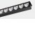UNCUS FL, LED 3W Stropní podhledové svítidlo, bezrámečkové, základna hliník, povrch černá, LED 3W, 207lm, teplá 2700K, Ra92, WALLWASHER, 230V, IP23, tř.3, rozměry 75x58x16mm.