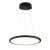 COPY R Závěsné svítidlo, hliník, povrch černá, dif plast opál, LED 50W, teplá 3000K, 5100lm, stmív TRIAC, Ra80, 230V, IP20, rozměry d=580mm, vč závěs lanka l=1500mm, lze zkrátit, svítí nahoru/dolů