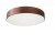 LAVO PL 45W CCT Stropní svítidlo, těleso hliník, povrch kávová, difuzor plast opál, LED 45W, přepín CCT teplá 3000K-neutrální 4000K, stmív TRIAC, 230V, IP20, rozměry d=400mm, h=90mm, svítí nahoru/dolů