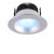 GRADO Vestavné stropní svítidlo, těleso hliník, povrch stříbrná, LED 16W, teplá 2700K, 710lm, stmívatelné, RGB, Ra80, Ra80, 230V, IP20, rozměry d=110mm.