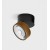 DAME PL B 7W Stropní přisazené bodové svítidlo, výklopné, hliník, povrch černá a kávová, LED 7W, 624lm, teplá 3000K, vyzař. úhel 45°, Ra90, 230V, IP20, rozměry d=75mm, h=70mm.
