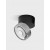 DAME PL B 7W Stropní přisazené bodové svítidlo, výklopné, hliník, povrch černá a chrom, LED 7W, 624lm, teplá 3000K, vyzař. úhel 45°, Ra90, 230V, IP20, rozměry d=75mm, h=70mm.