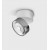 DAME PL W 7W Stropní přisazené bodové svítidlo, výklopné, hliník, povrch bílá a chrom, LED 7W, 624lm, teplá 3000K, vyzař. úhel 45°, Ra90, 230V, IP20, rozměry d=75mm, h=70mm.