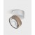 DAME PL W 7W Stropní přisazené bodové svítidlo, výklopné, hliník, povrch bílá a kávová, LED 7W, 624lm, teplá 3000K, vyzař. úhel 45°, Ra90, 230V, IP20, rozměry d=75mm, h=70mm.